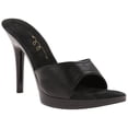 thumbnail image 1 of ELLIE 502-VANITY Women's 5" Stiletto Heel Mule Slide On Sandal Mini-platform, 1 of 2
