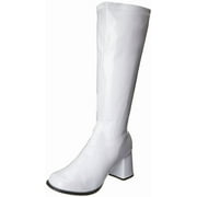 ELLIE SHOES Gogo White Boots Halloween Costume Accessory