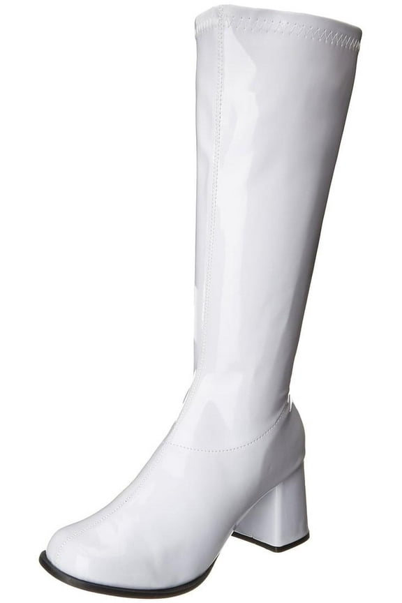 Gogo White Boots Halloween Costume Accessory