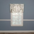 thumbnail image 1 of ELLIS 48% Cotton 52% Polyester Abigail Traditional Hydrangea Pattern Tie Up Valance 60" x 22" Porcelain, 1 of 4
