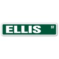 thumbnail image 1 of ELLIS Street Sign Childrens Name Room Sign | Indoor/Outdoor |  18" Wide, 1 of 5