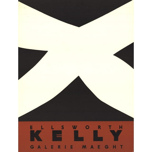 ELLSWORTH KELLY Noir Et Rouge, 1958