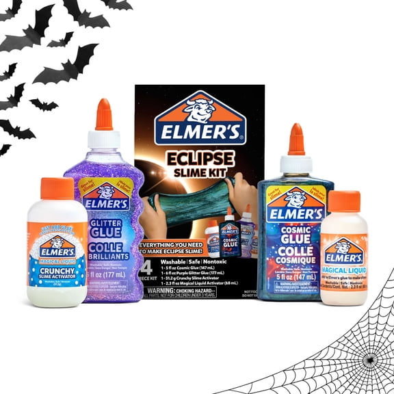 Elmer's Eclipse Slime Kit, Includes Liquid Glue and Slime Activator, 4 Count