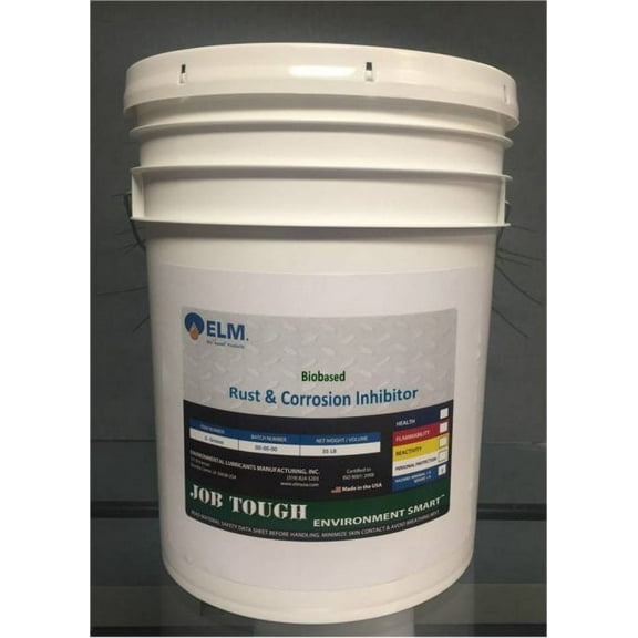 ELM Bio-Based & Biodegradable Rust & Corrosion Inhibitor - 5 Gallon Pail