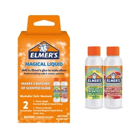 Elmer's Scented Slime Activator, Magical Liquid Activator Solution for Homemade Scented Slime, 2 Count