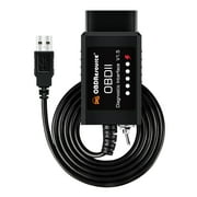 ELM327 HS-CAN MS-CAN FORScan V1.5 ELMconfig Adapter OBD2 USB Scanner For Ford FoCCCus Hidden function