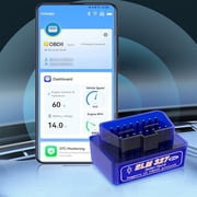 OBD2 Scanner Bluetooth, ELM327 Car Code Reader, Wireless Diagnostic Scan Tool for Engine, Compatiable with iOS & Android