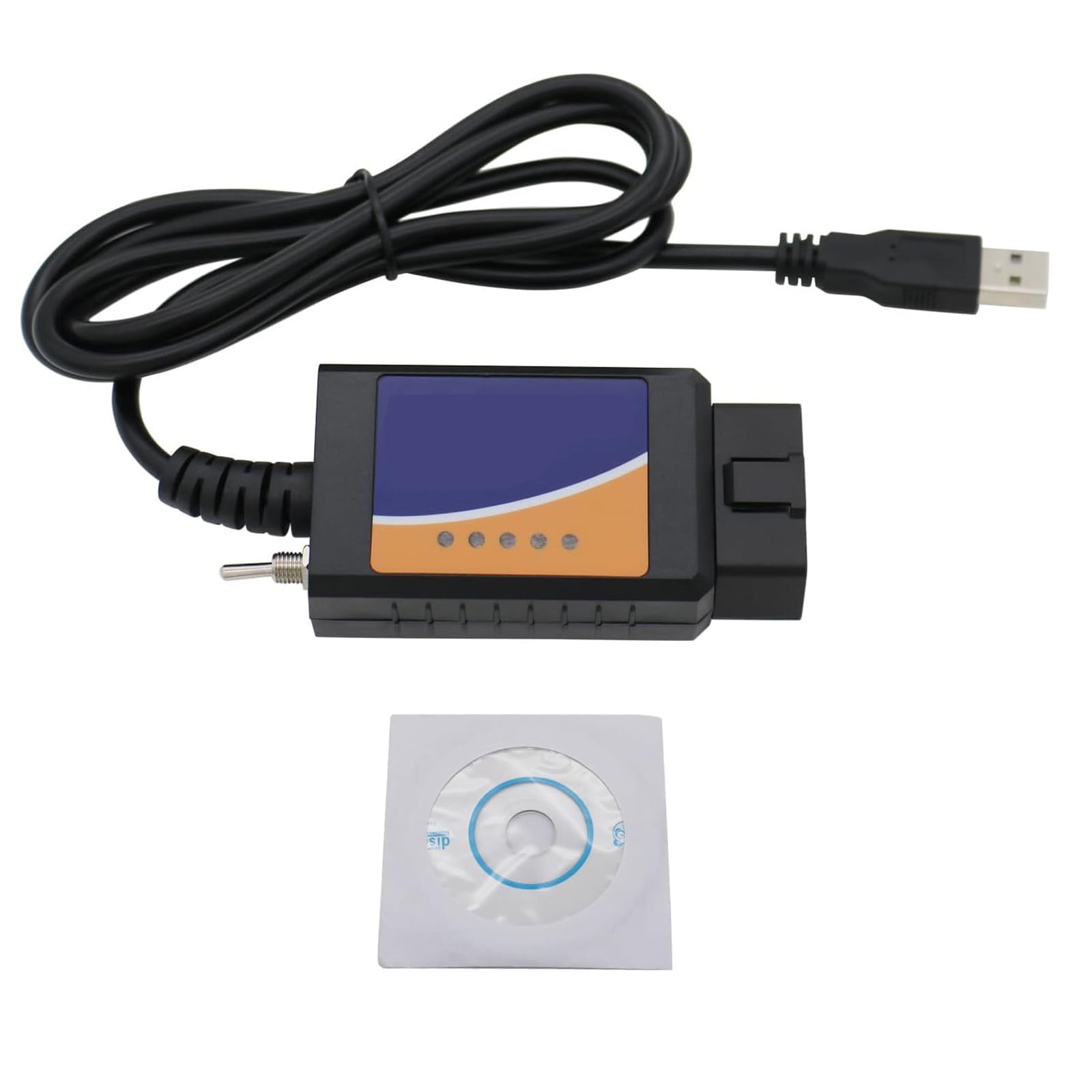 ELM327 USB Adapter OBD2 Scanner, ELMconfig FoCCCus Diagnostic Scan Tool ...