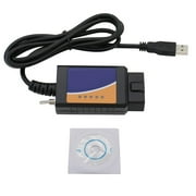 Safeydaddy ELM327 USB Adapter OBD2 Scanner, ELMconfig FoCCCus Diagnostic Scan Tool With MS-Can/HS-Can Black