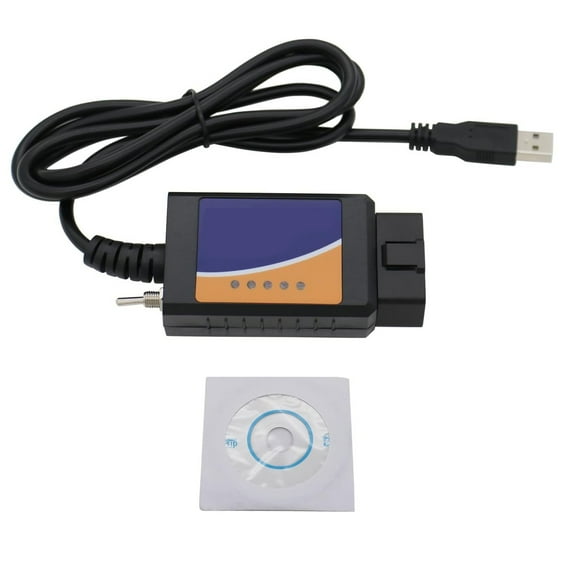 ELM327 USB Adapter OBD2 Scanner, ELMconfig Focus Diagnostic Scan Tool with MS-Can/HS-Can