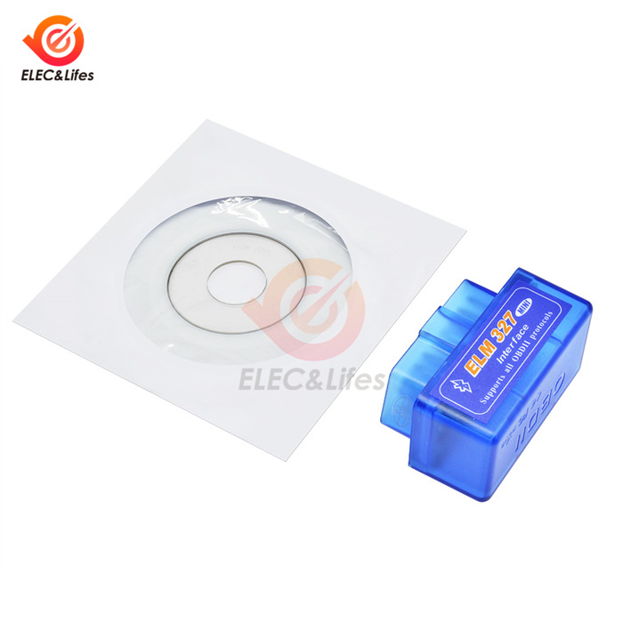 ELM327 V1.5 V2.1 OBD2 OBDII Bluetooth Auto Diagnostic scanner 12V Car