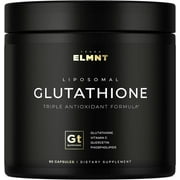 ELMNT 2150mg Super Antioxidant Liposomal Glutathione Supplement - Reduced L Glutathione Skin Brightening
