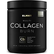 ELMNT Super Collagen Burn - Multi Collagen Peptides Powder for Women w. Apple C Vinegar (Unflavored)