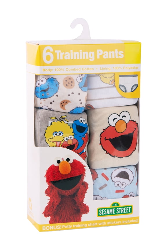 Character Toddler Girl Training Pants, 6 - Pack, Sizes 2T-3T