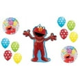 thumbnail image 1 of ELMO Sesame Street Polka Dots (11) Birthday Party Mylar & Latex BALLOONS Set KIT, 1 of 1