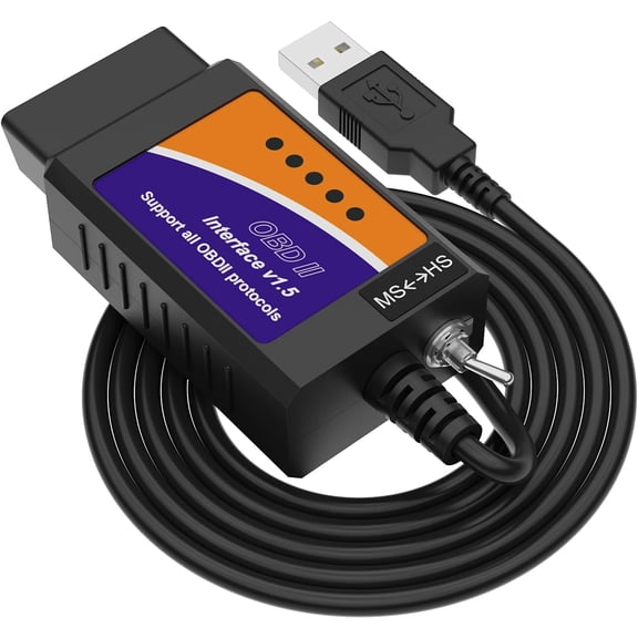 ELMconfig ELM327 OBD2   for , OBD2 Scanner Diagnostic Coding Tool with MS-CAN/HS-CAN  for  Lincoln Mazda Mercury Series