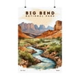 thumbnail image 1 of ELNEIT - Big Bend National Park Poster, Unframed Matte Paper, S08, 1 of 4