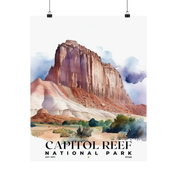 ELNEIT - Capitol Reef National Park Poster, Unframed Matte Paper, S04