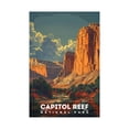 thumbnail image 1 of ELNEIT - Capitol Reef National Park Poster, Unframed Matte Paper, S11, 1 of 3
