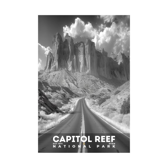 ELNEIT - Capitol Reef National Park Poster, Unframed Matte Paper, S15
