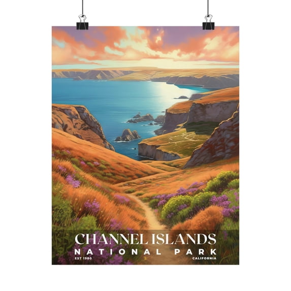 ELNEIT - Channel Islands National Park Poster, Unframed Matte Paper, S02