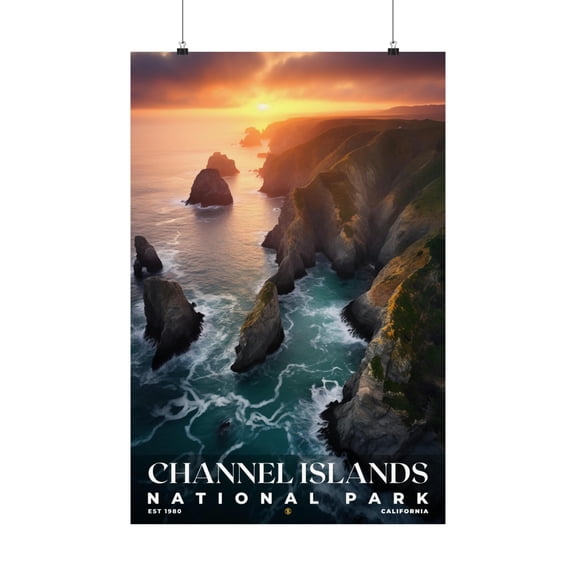 ELNEIT - Channel Islands National Park Poster, Unframed Matte Paper, S10