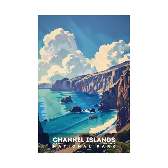 ELNEIT - Channel Islands National Park Poster, Unframed Matte Paper, S11
