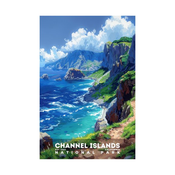 ELNEIT - Channel Islands National Park Poster, Unframed Matte Paper, S18