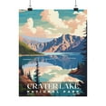 thumbnail image 1 of ELNEIT - Crater Lake National Park Poster, Unframed Matte Paper, S05, 1 of 4