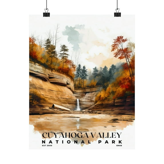 ELNEIT - Cuyahoga Valley National Park Poster, Unframed Matte Paper, S04