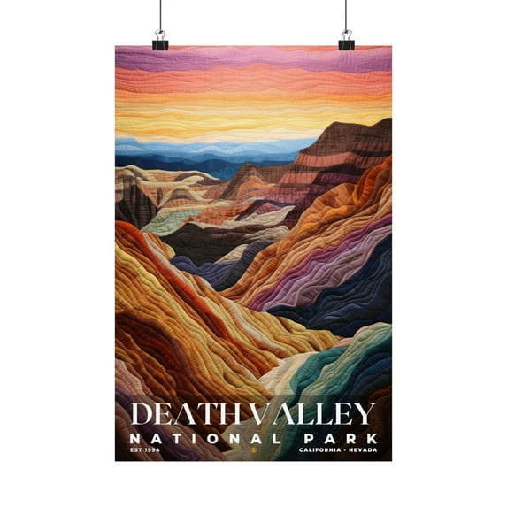 ELNEIT - Death Valley National Park Poster, Unframed Matte Paper, S09