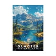 thumbnail image 1 of ELNEIT - Glacier National Park Poster, Unframed Matte Paper, S14, 1 of 3