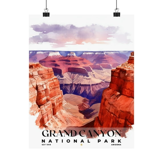 ELNEIT - Grand Canyon National Park Poster, Unframed Matte Paper, S04