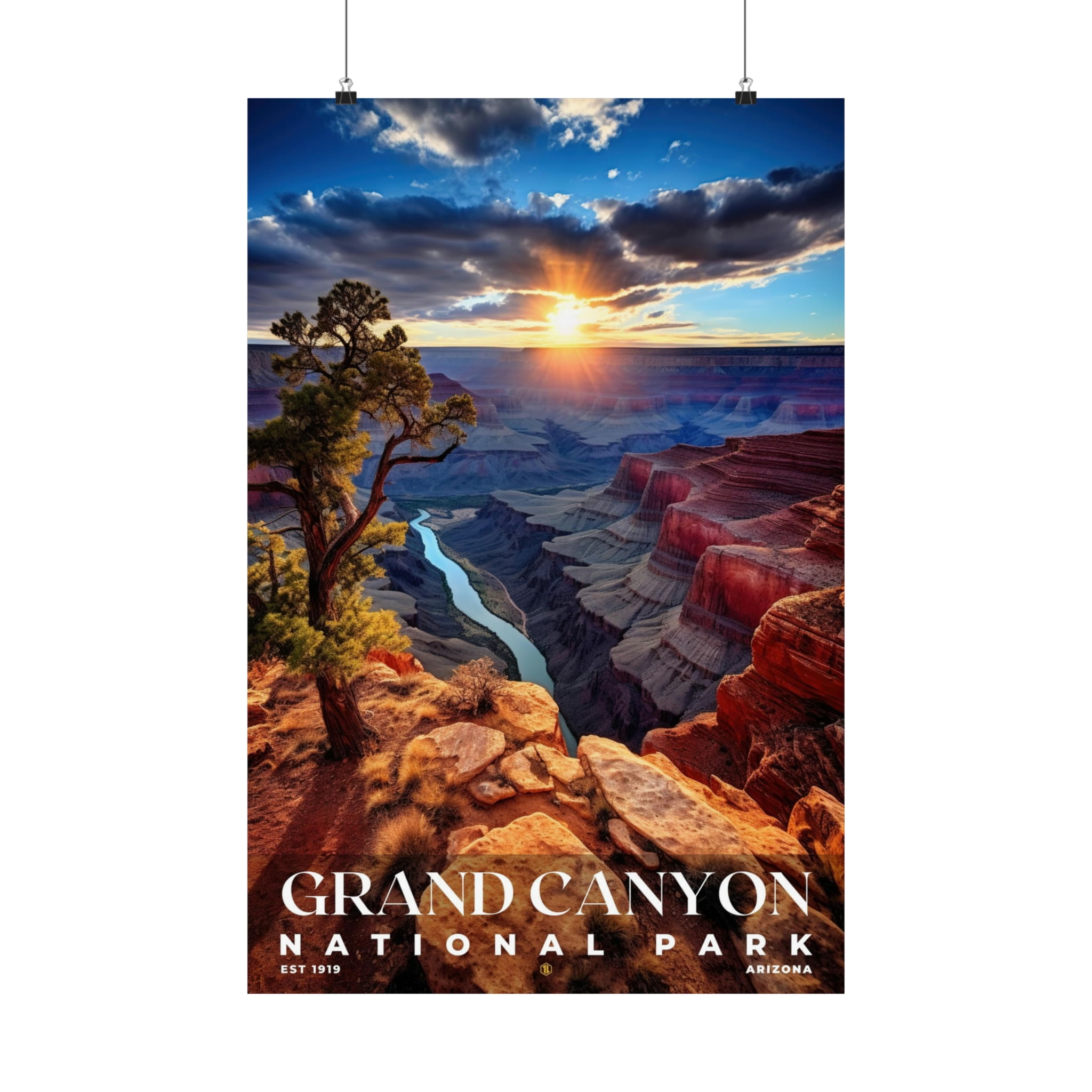ELNEIT - Grand Canyon National Park Poster, Unframed Matte Paper, S10 ...