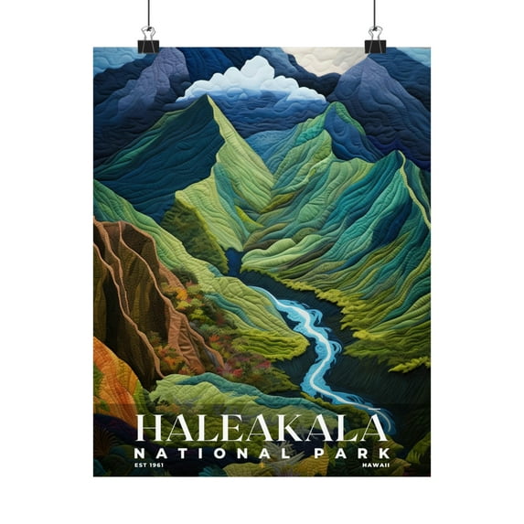 ELNEIT - Haleakala National Park Poster, Unframed Matte Paper, S09