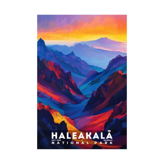 ELNEIT - Haleakala National Park Poster, Unframed Matte Paper, S11