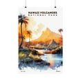 thumbnail image 1 of ELNEIT - Hawaii Volcanoes National Park Poster, Unframed Matte Paper, S08, 1 of 4