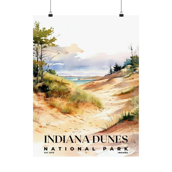 ELNEIT - Indiana Dunes National Park Poster, Unframed Matte Paper, S04