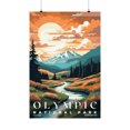 thumbnail image 1 of ELNEIT - Olympic National Park Poster, Unframed Matte Paper, S05, 1 of 4