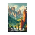 thumbnail image 1 of ELNEIT - Pinnacles National Park Poster, Unframed Matte Paper, S11, 1 of 3