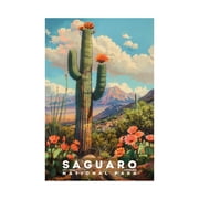 ELNEIT - Saguaro National Park Poster, Unframed Matte Paper, S18