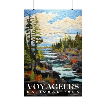 ELNEIT - Voyageurs National Park Poster, Unframed Matte Paper, S09