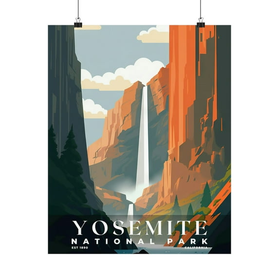 ELNEIT - Yosemite National Park Poster, Unframed Matte Paper, S03