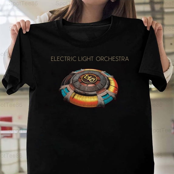 ELO Mr Blue Sky Album Art Vintage Retro 70s Rock Music Fan Graphic Unisex T-Shirt Y1276, Up to Size 5XL