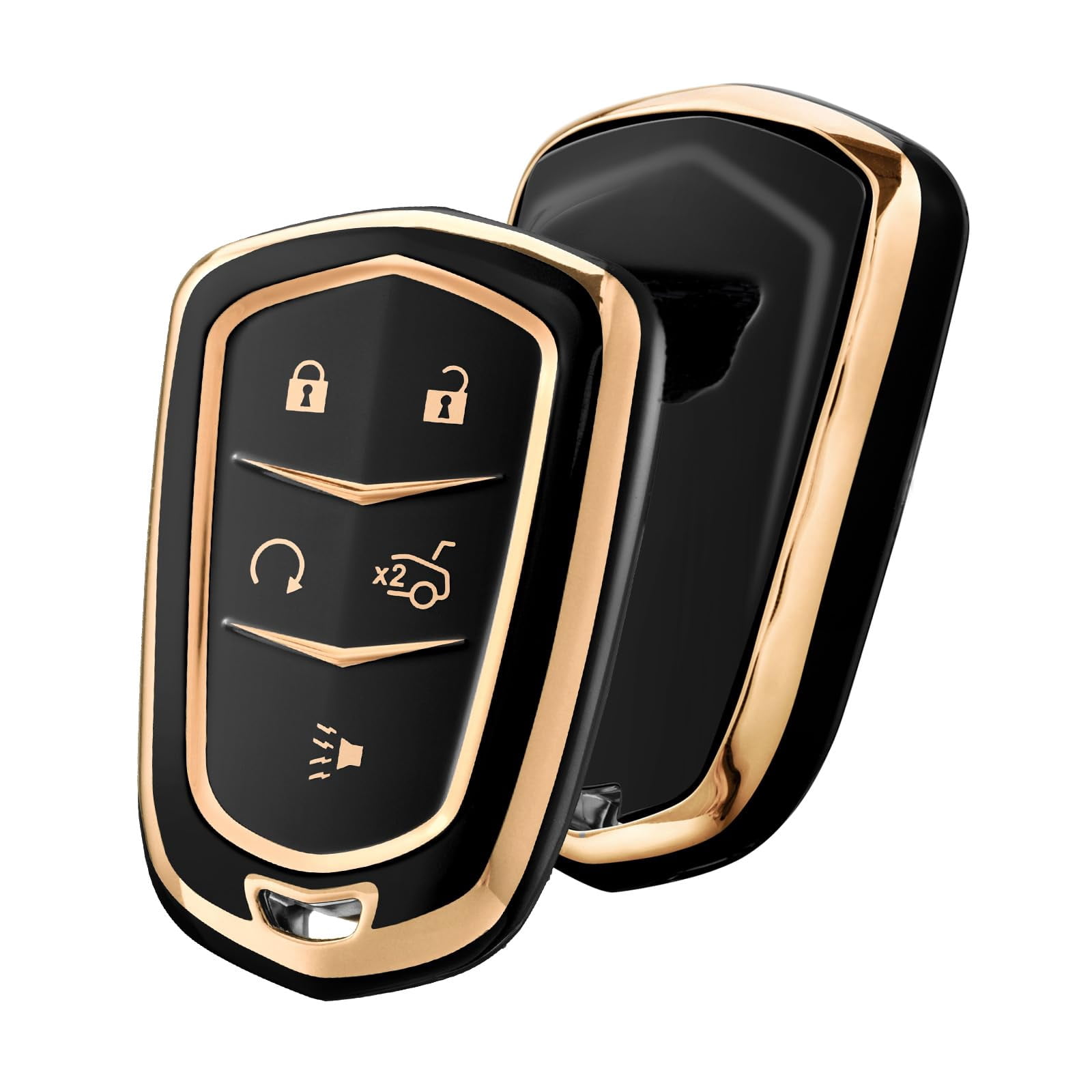 ELOHEI TPU Key Fob Cover For VW Volkswagen - Full Protection Case Compatible With Jetta, Tiguan, Passat, Golf & More - View #6