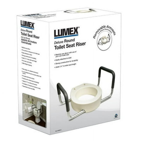 ELONG TOILET SEAT RISER RETAIL LUMEX