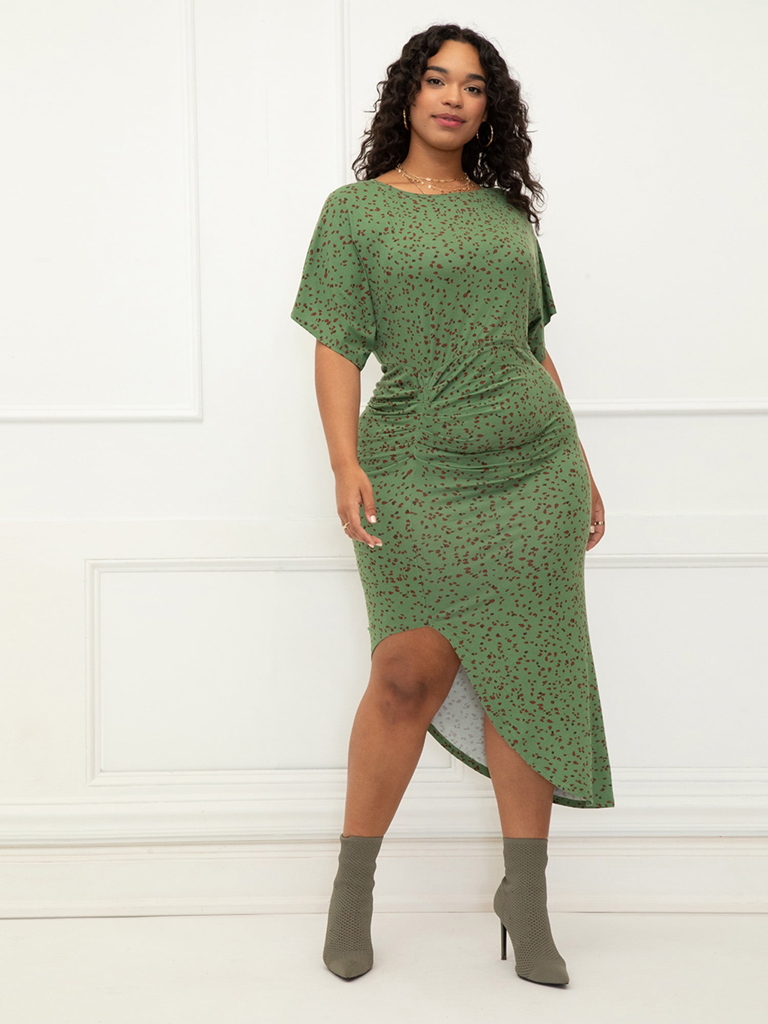 ELOQUII Elements Womens Plus Size Dolman Sleeve Nigeria | Ubuy