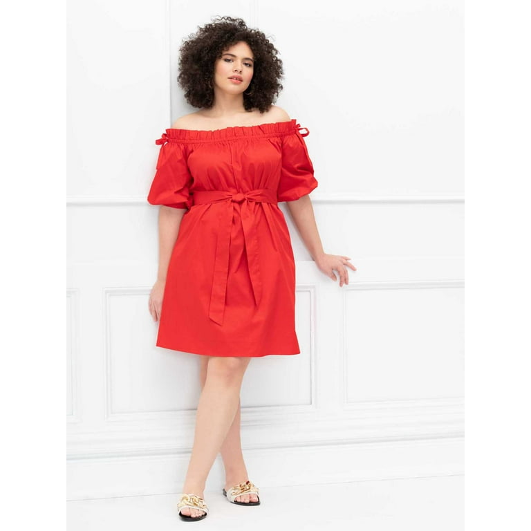 Off the top shoulder dress walmart