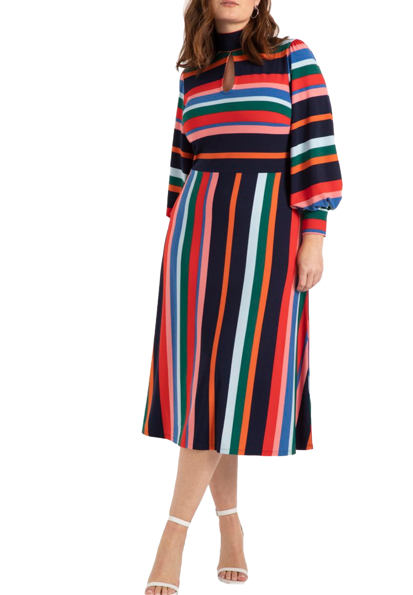 black short formal dresses Semi-Formal Dress by La Femme 15858 Size:9.5 Medium pattern_Glitter POLKA DOT PERFECTION