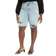 thumbnail image 1 of ELOQUII Women's Plus Size City Shorts, 1 of 3